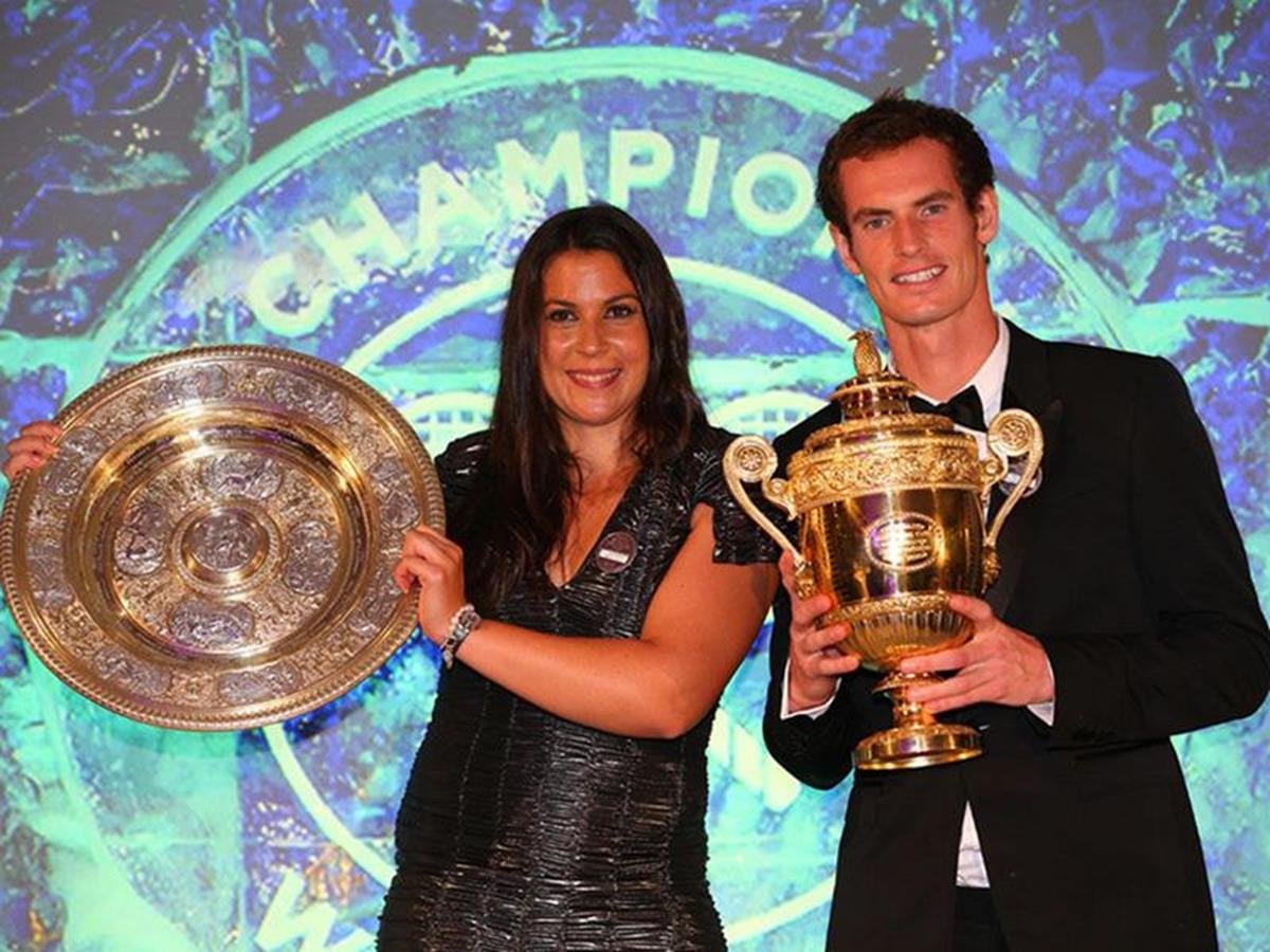 8 x 6 Photo - Tennis - Wimbledon Championships 2013 - Champions Ball - Andy Murray & Marion Bartoli