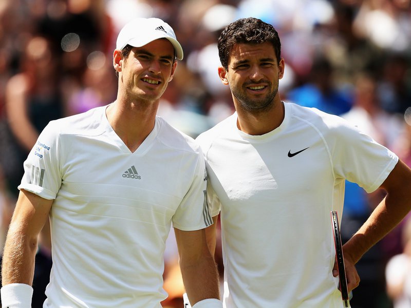 091 - 8 X 6 Photo - Tennis - Wimbledon Championship 2014 - Day 9 - Andy Murray Grigor Dimitrov