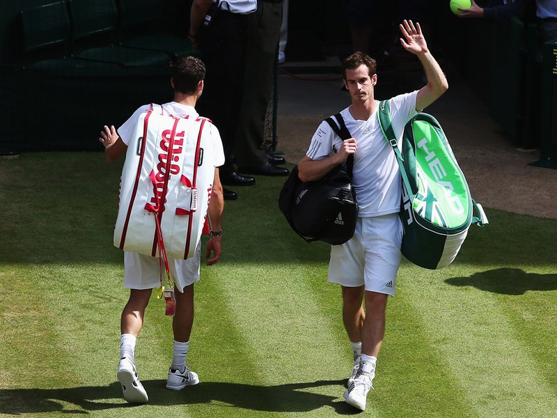 092 - 8 X 6 Photo - Tennis - Wimbledon Championship 2014 - Day 9 - Andy Murray