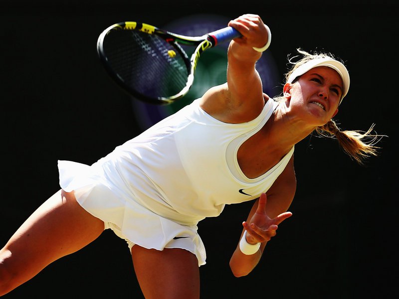094 - 8 X 6 Photo - Tennis - Wimbledon Championship 2014 - Day 9 - Eugenie Bouchard