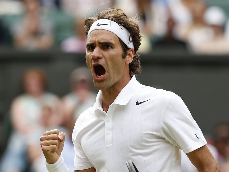 100 - 8 X 6 Photo - Tennis - Wimbledon Championship 2014 - Day 9 - Roger Federer