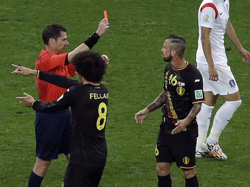 407 - 8 x 6 Photo - Football - Fifa World Cup 2014 - South Korea V Belgium Steven Defour