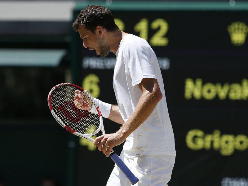125 - 8 X 6 Photo - Tennis - Wimbledon Championship 2014 - Mens Semi Finals - Grigor Dimitrov