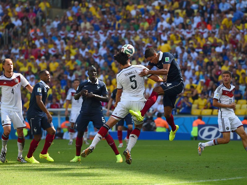 541 - 8 X 6 Photo - Football - FIFA World Cup - Germany V France - Raphael Varane