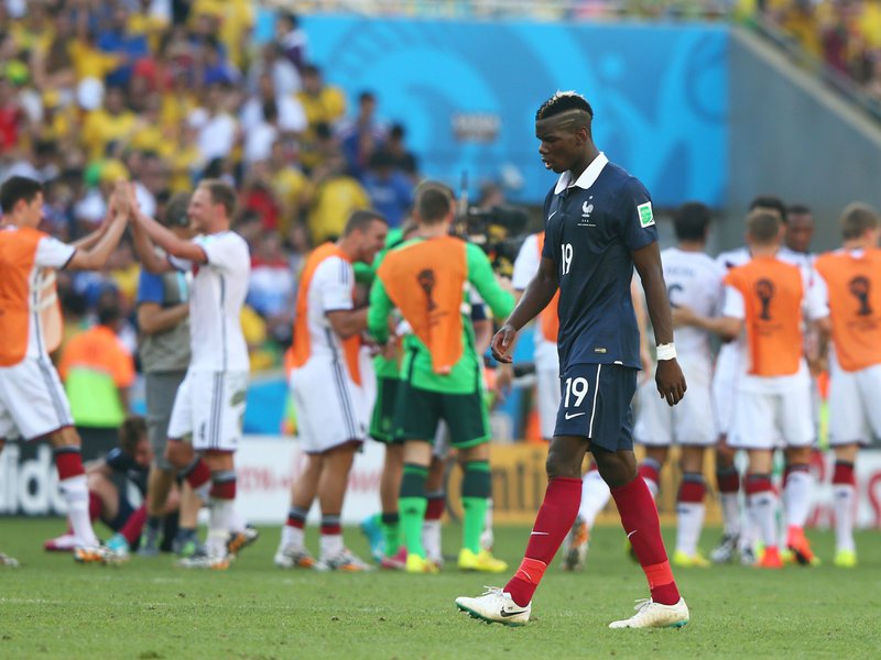 546 - 8 X 6 Photo - Football - FIFA World Cup - Germany V France - Paul Pogba