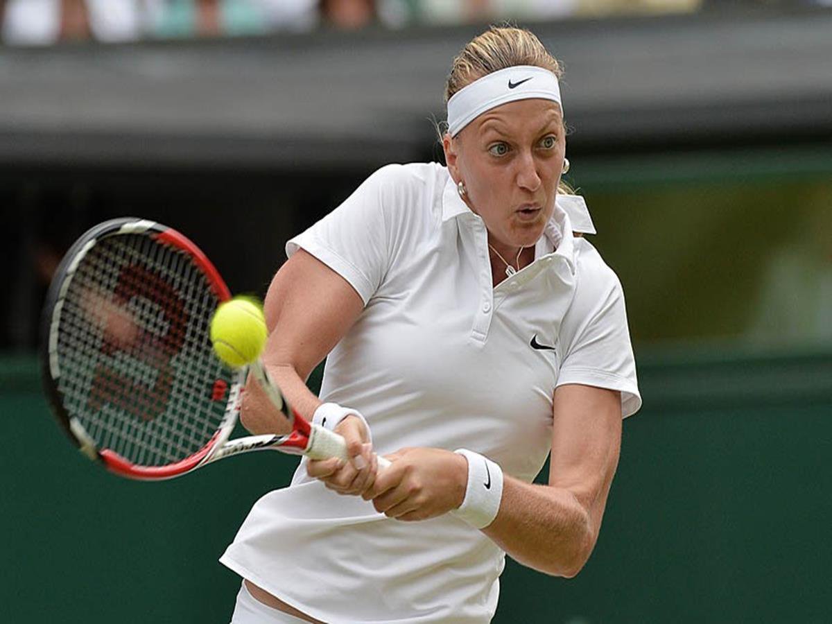 144 - 8 X 6 Photo -Tennis - Wimbledon Championships 2014 - Ladies Final - Kvitova V Bouchard