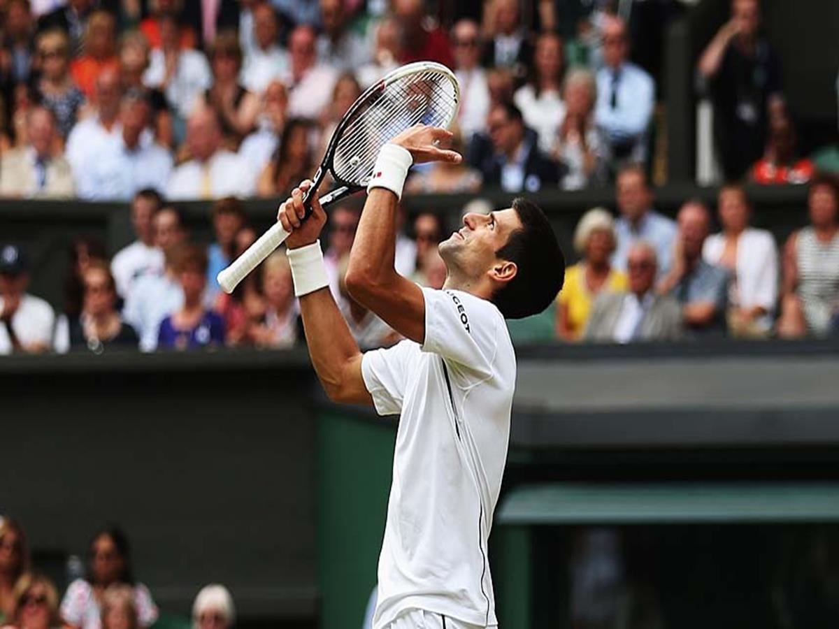 157 - 8 X 6 Photo - Tennis - Wimbledon Championship 2014 - Mens Final - Federer V Djokovic