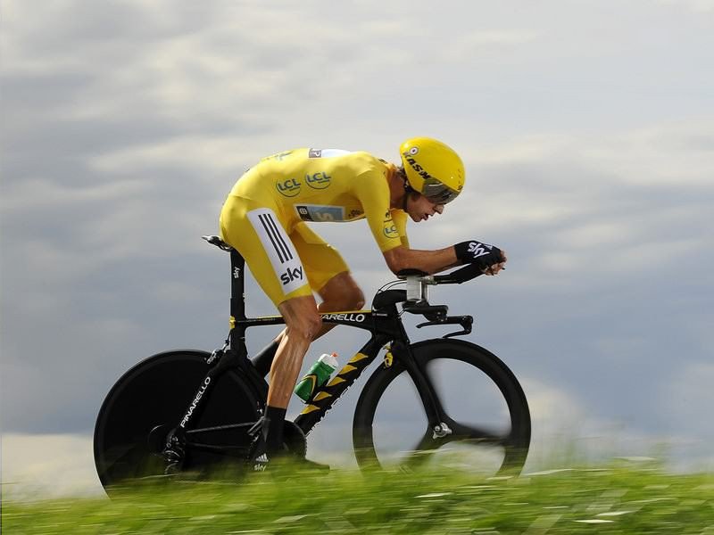 009 - 8 x 6 Photo - Tour de France 2012 - Bradley Wiggins