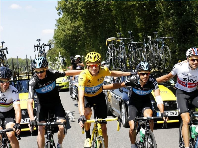 010 - 8 x 6 Photo - Tour de France 2012 - Bradley Wiggins