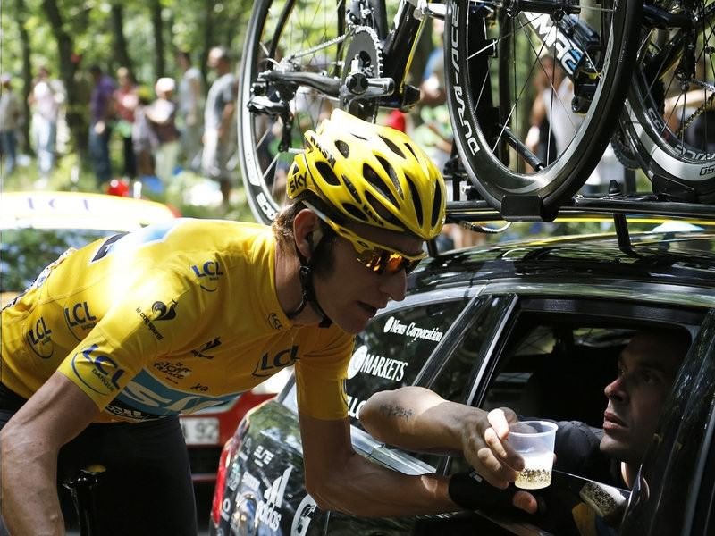 012 - 8 x 6 Photo - Tour de France 2012 - Bradley Wiggins
