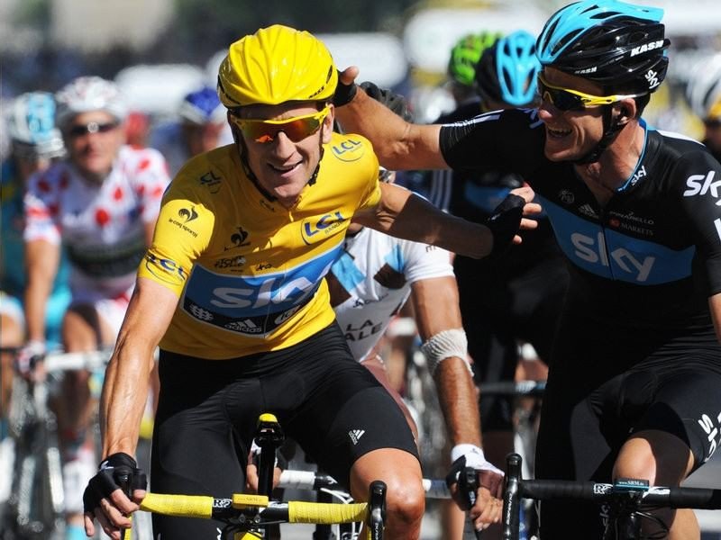 013 - 8 x 6 Photo - Tour de France 2012 - Bradley Wiggins