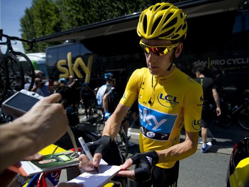 015 - 8 x 6 Photo - Tour de France 2012 - Bradley Wiggins