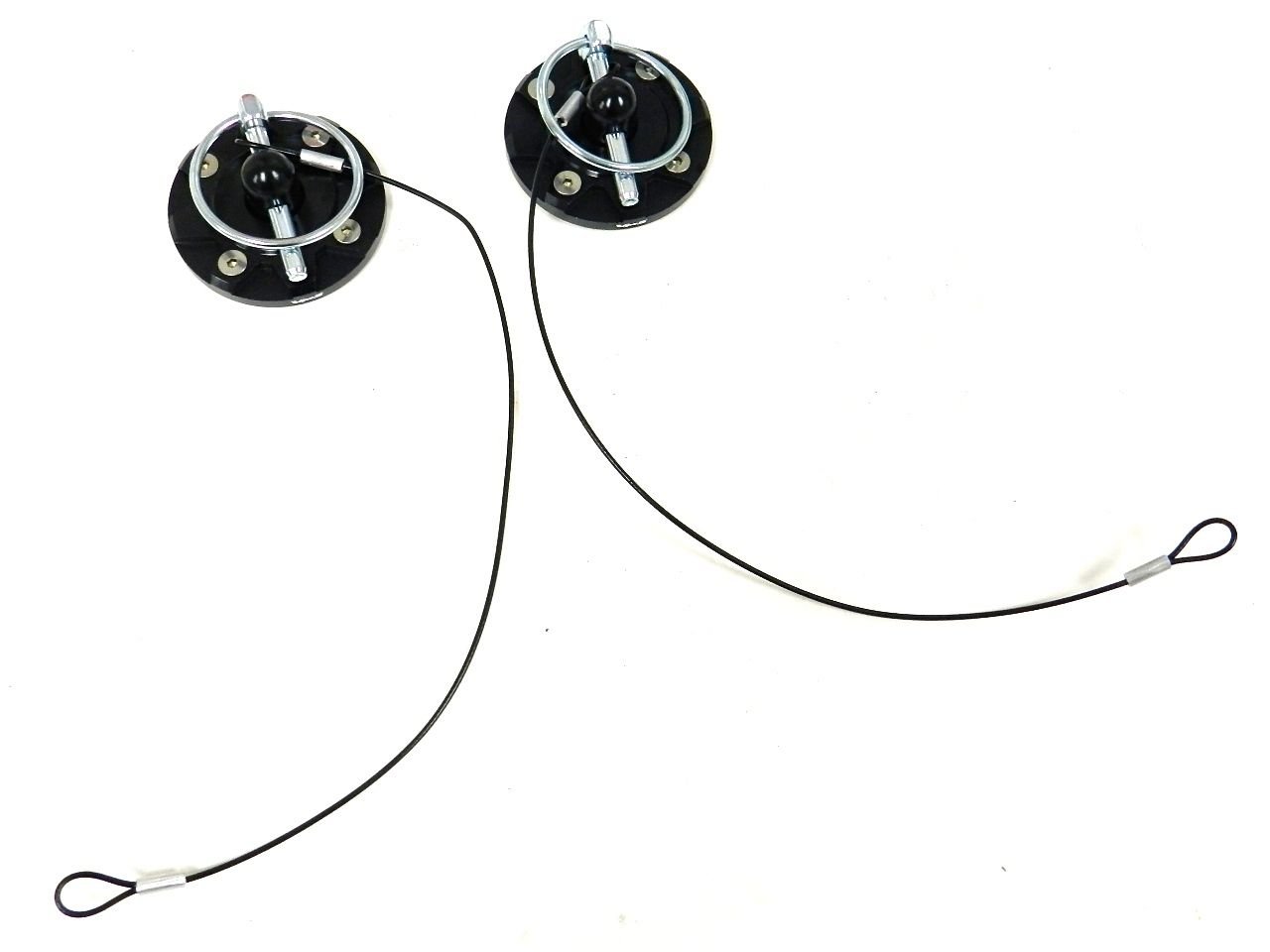 UNIVERSAL CNC BILLET ALUMINUM RACING HOOD PIN APPEARANCE KIT BLACK