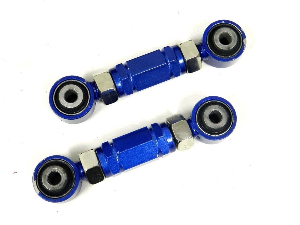 BLUE RACING REAR ADJUSTABLE TOE ROD ARMS KIT FOR 88-00 CIVIC / 94-01 INTEGRA