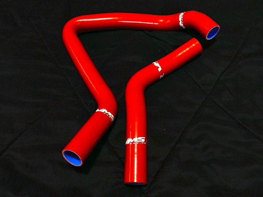VMS RACING SILICONE RADIATOR HOSE KIT FOR 92-00 HONDA CIVIC D15 D16 SOHC - RED