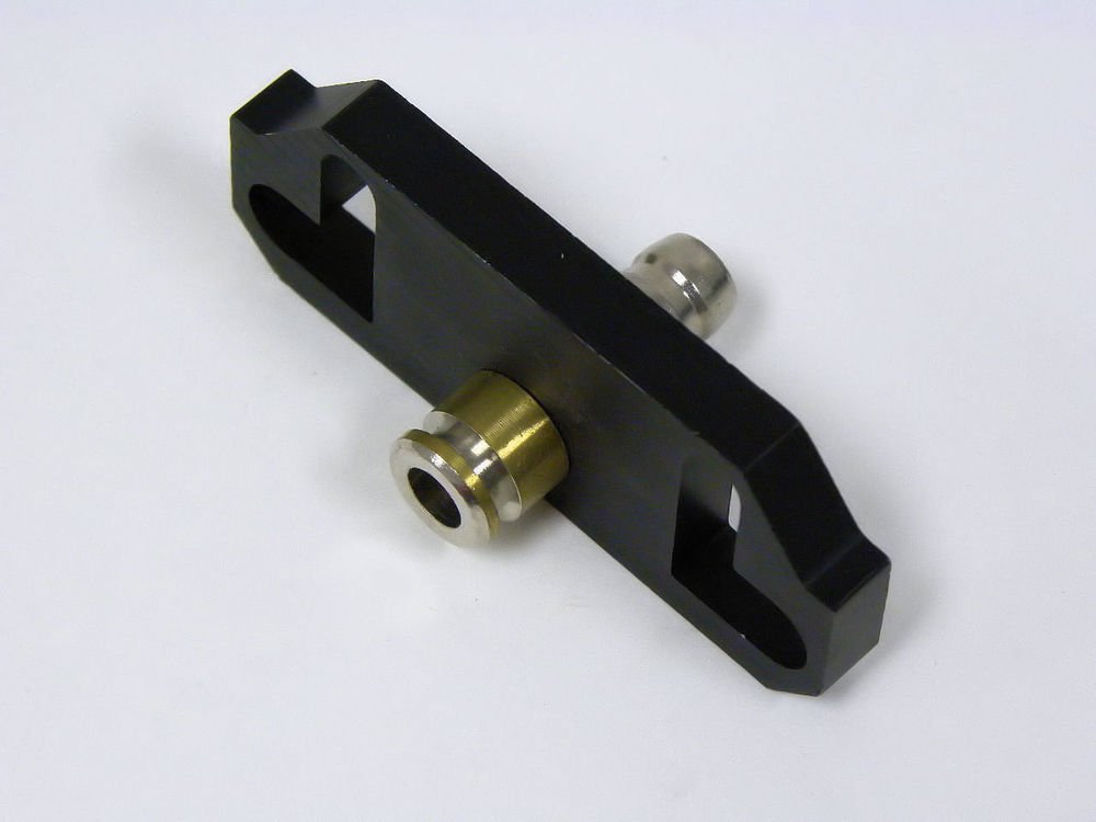 MAZDA RACING FUEL PRESSURE REGULATOR RAIL ADAPTER RISER - BLACK #2