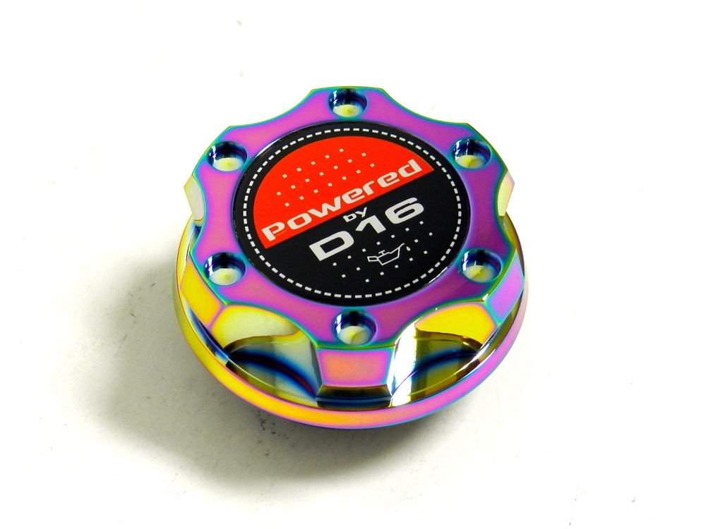 NEO CHROME BILLET CNC RACING ENGINE OIL FILLER CAP HONDA CIVIC CRX DEL SOL D16