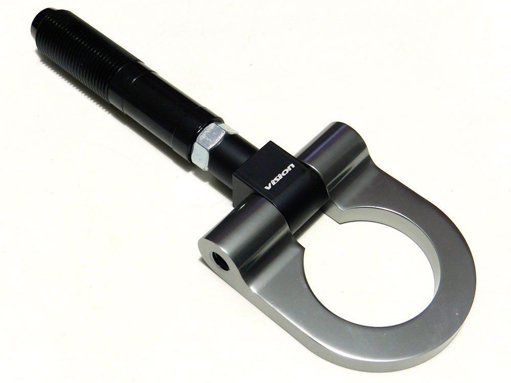 VMS RACING BILLET FRONT TOW HOOK KIT 05-10 SCION TC ANT10 - GUNMETAL