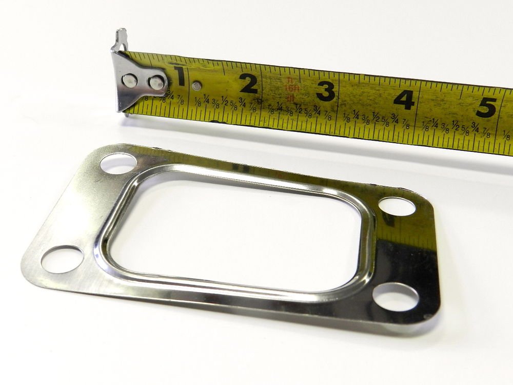 4 BOLT STAINLESS STEEL FLANGE GASKET ADAPTER FOR T3 TURBO