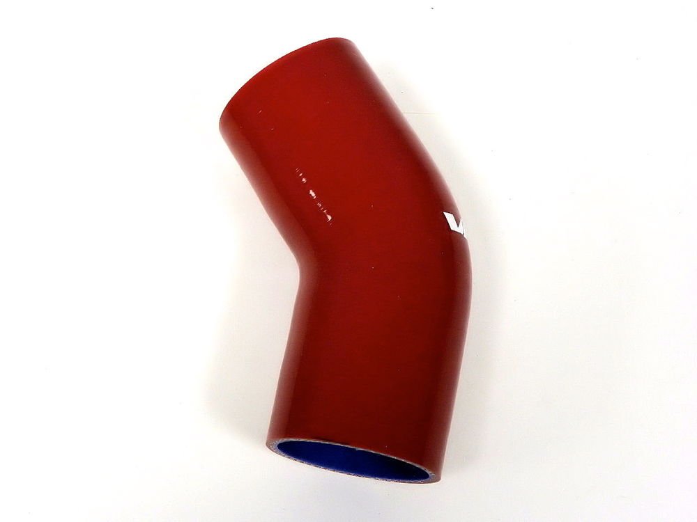 VMS RACING 3 PLY REINFORCED SILICONE 45Ë REDUCER COUPLER 2-2.5" RED