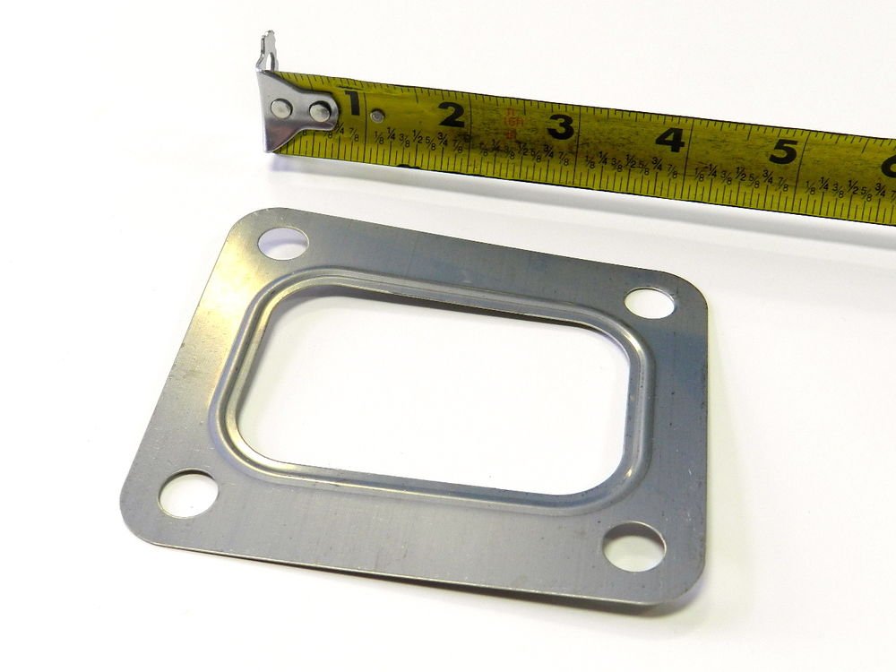 4 BOLT STAINLESS STEEL FLANGE GASKET ADAPTER FOR T4 TURBO