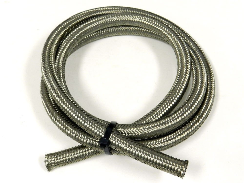 -10 AN10 5/8" HIGH PERFORMANCE STEEL BRAIDED ENGINE HOSE 10 FEET