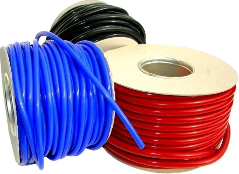BLACK 3FT 5MM 3/16 RACING SILICONE VACUUM HOSE TUBE LINE