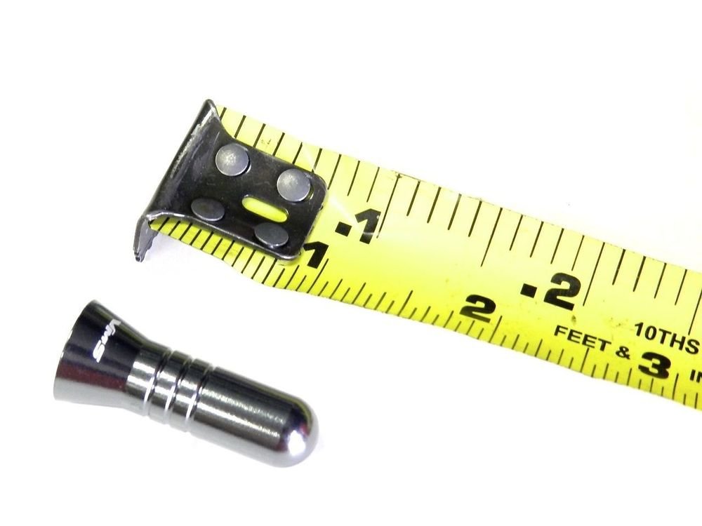 GUNMETAL UNIVERSAL BILLET SHORT STUBBY SCREW IN ANTENNA 1.5" 35MM - SUBARU