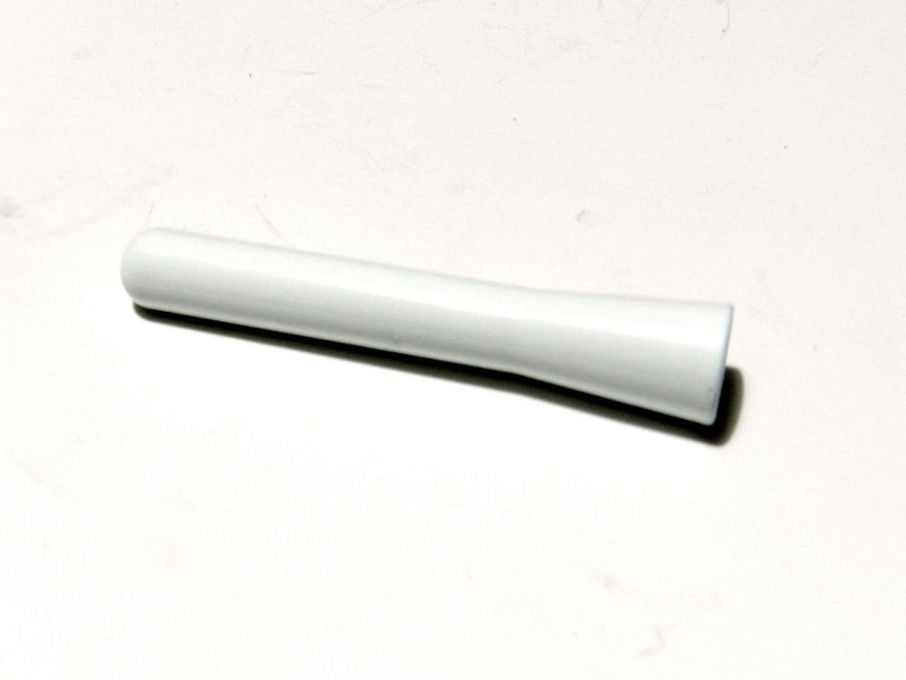 WHITE UNIVERSAL BILLET HIGH GLOSS SHORT SCREW IN ANTENNA 3" 76MM - SUBARU