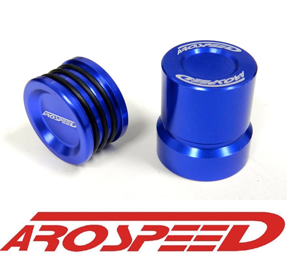 AROSPEED BLUE OBD0 JDM VTEC SOLENOID COVER & CAM SEAL COMBO B16 B16A