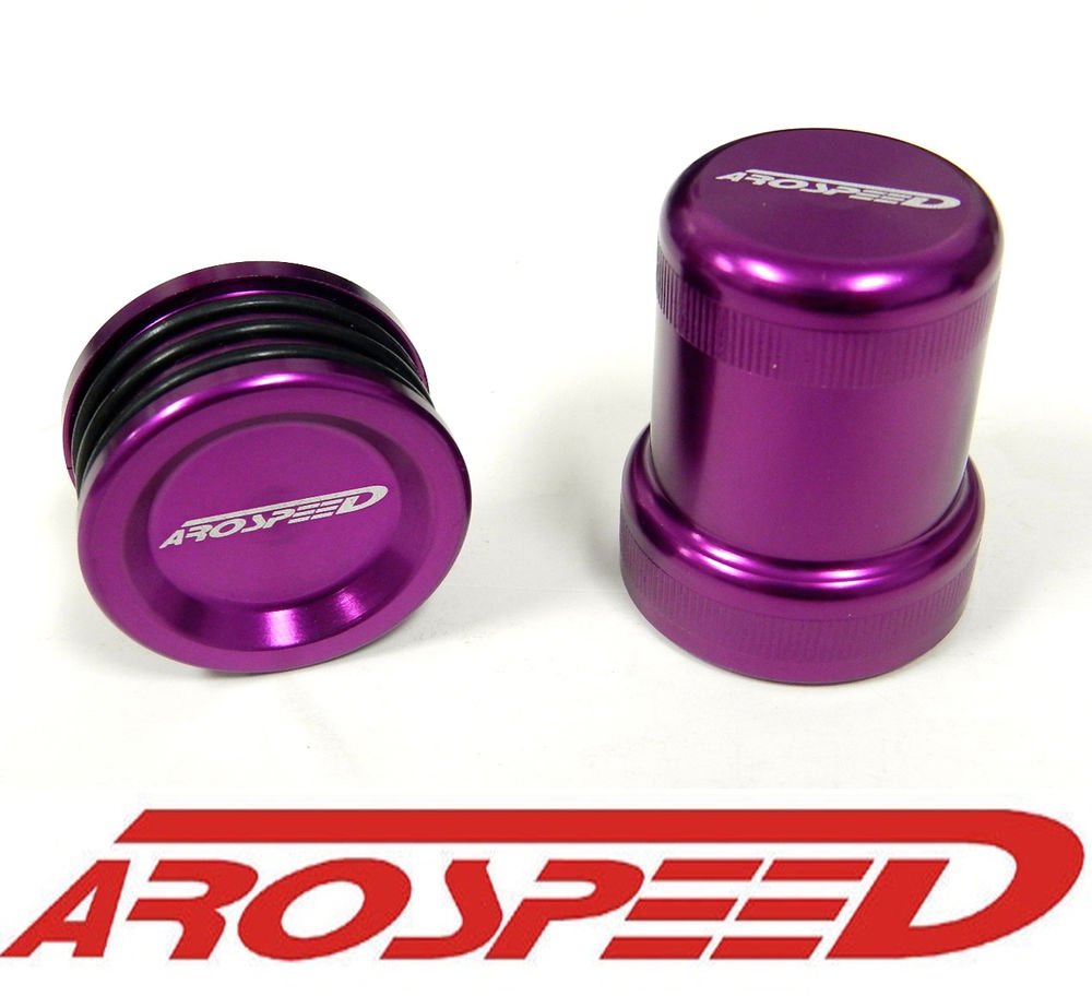 AROSPEED PURPLE OBD1+ JDM VTEC SOLENOID COVER & CAM SEAL COMBO