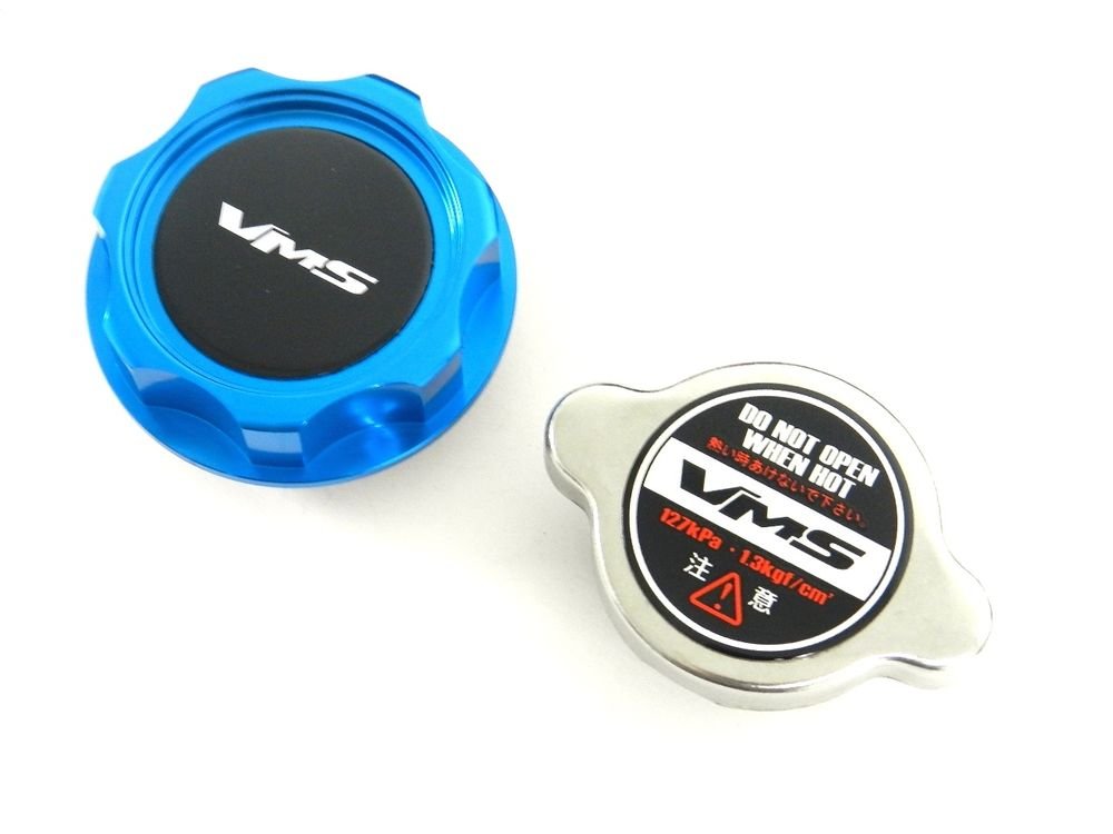 VMS RACING BLUE OIL CAP + RACING RADIATOR CAP HONDA ACURA B