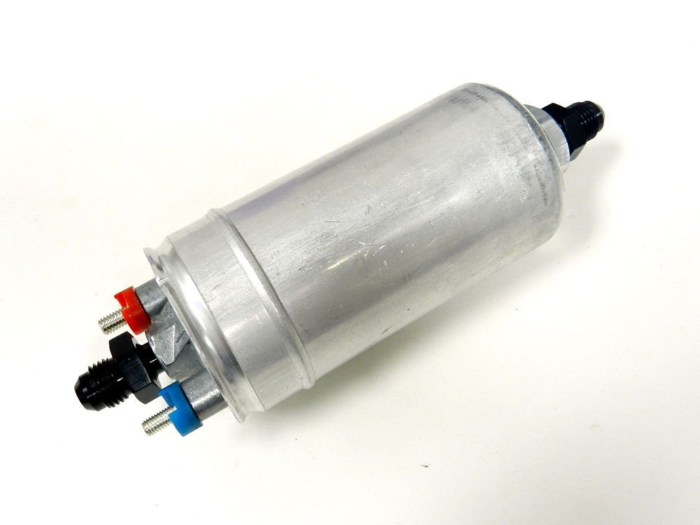 044 STYLE 300 LPH ELECTRIC HIGH FLOW EXTERNAL FUEL PUMP W/ -6 BLACK FITTINGS