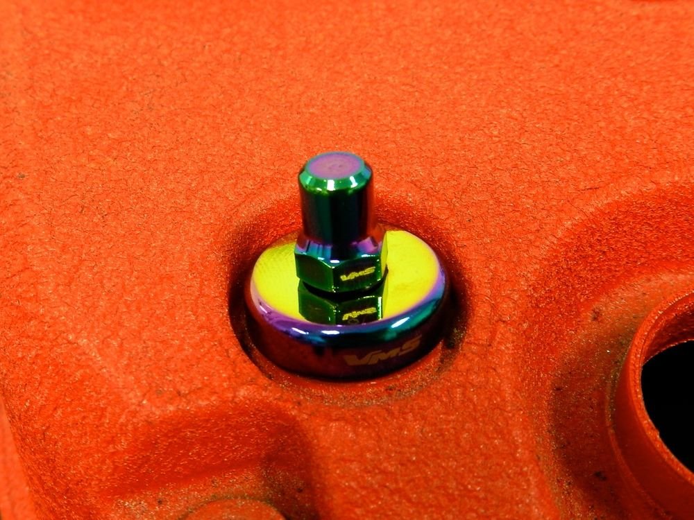 VMS RACING CNC NEO CHROME 14PC VALVE COVER WASHER + NUT SET HONDA B20 ENGINES