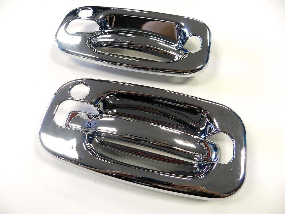 99-06 CHEVY SILVERADO 2 DOOR W/OUT PASSENGER KEYHOLE CHROME DOOR HANDLE COVER