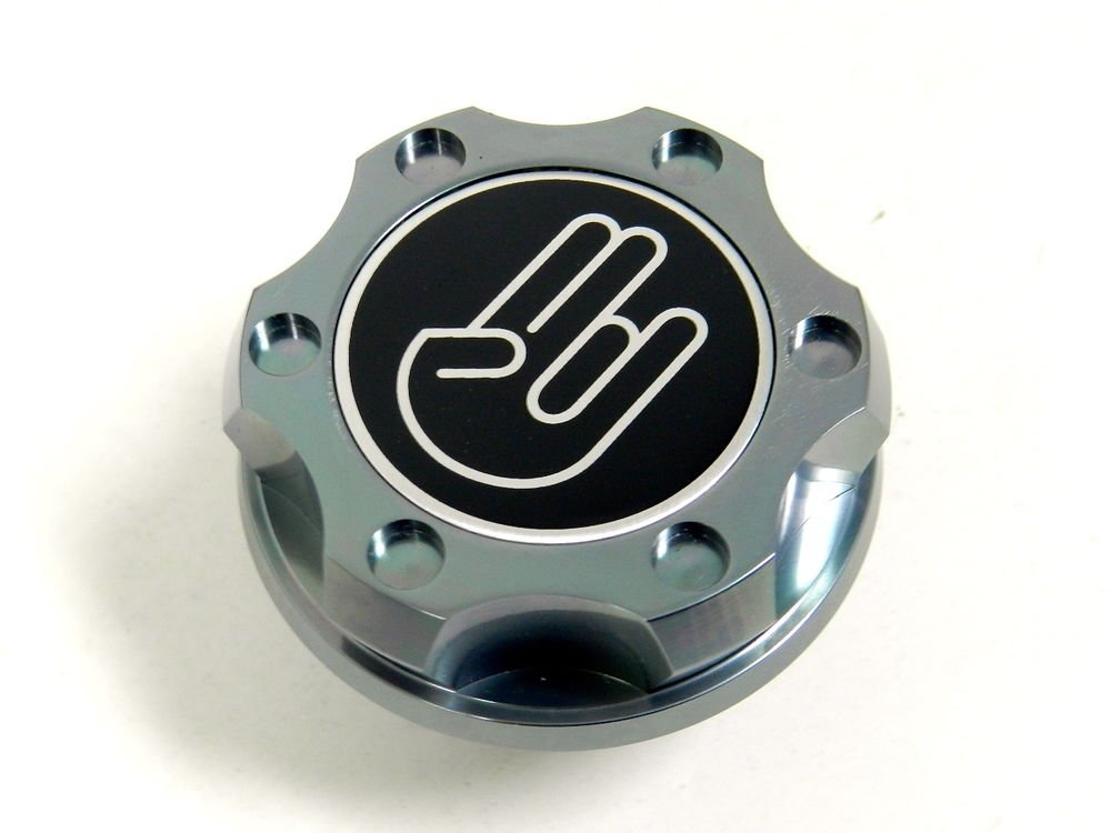 GUNMETAL SHOCKER BILLET CNC RACING ENGINE OIL FILLER CAP FOR HONDA ACURA