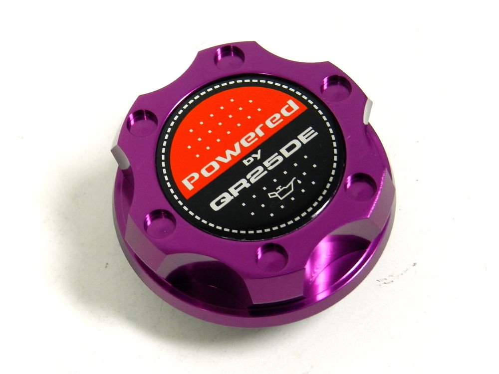 PURPLE BILLET RACING ENGINE OIL FILLER CAP NISSAN SENTRA ALTIMA QR25DE