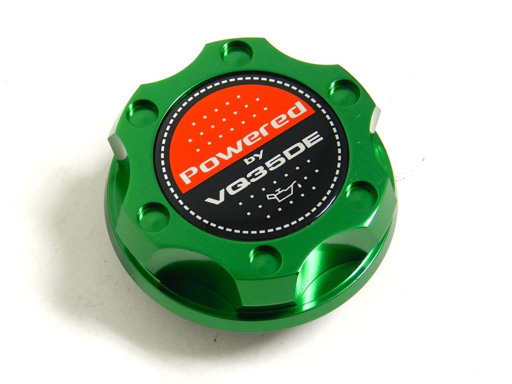 GREEN BILLET RACING ENGINE OIL FILLER CAP NISSAN 350Z G35 VQ35DE
