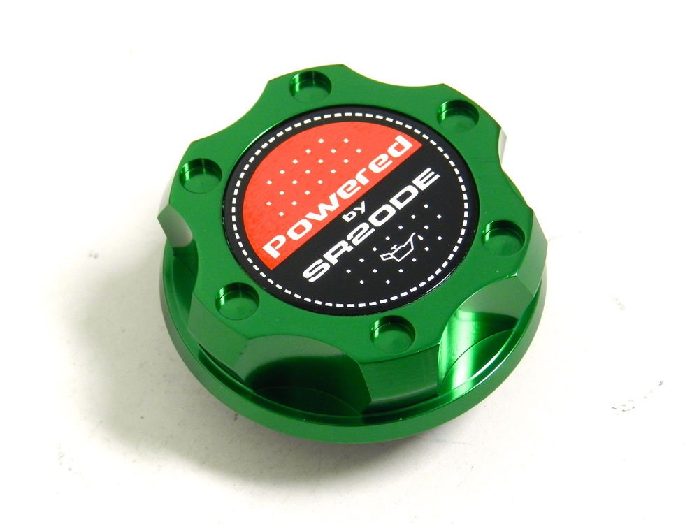 GREEN BILLET RACING ENGINE OIL FILLER CAP NISSAN 240SX SENTRA ALTIMA SR20DE
