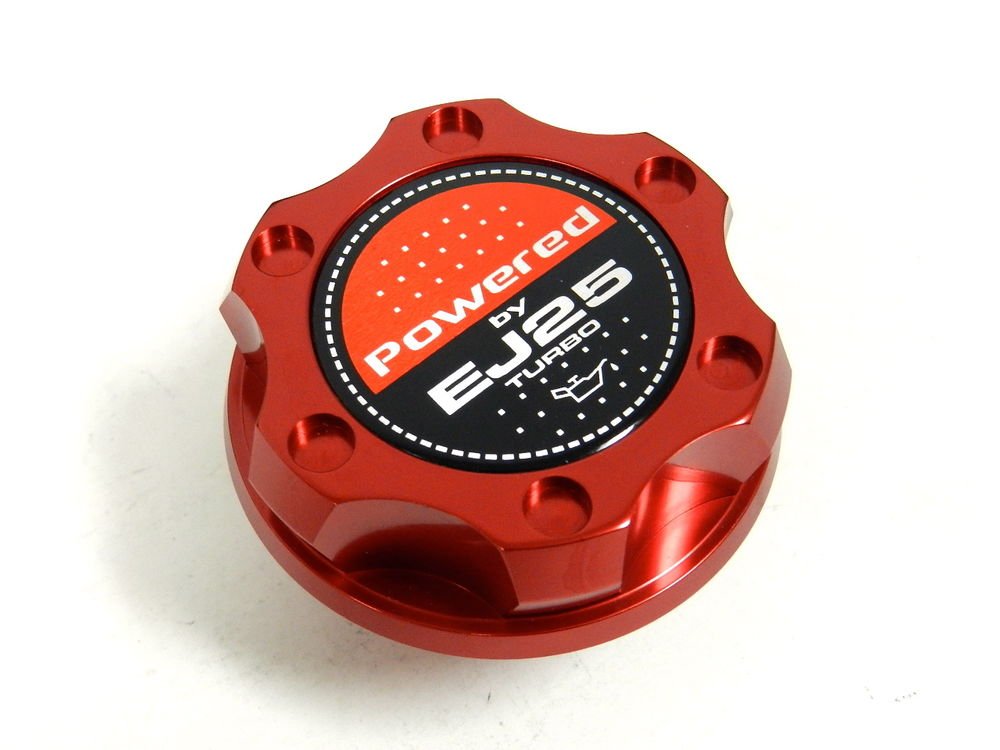 RED BILLET RACING ENGINE OIL FILLER CAP SUBARU IMPREZA LEGACY EJ25 TURBO