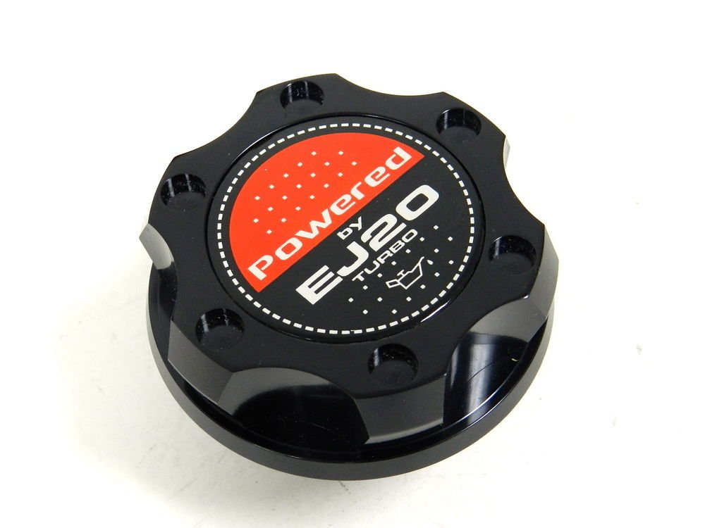 BLACK BILLET RACING ENGINE OIL FILLER CAP SUBARU IMPREZA LEGACY EJ20 TURBO