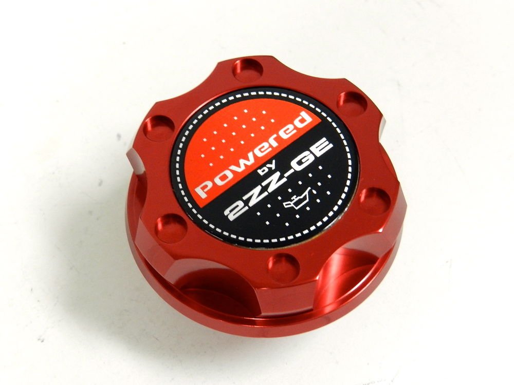 RED BILLET CNC RACING ENGINE OIL FILLER CAP TOYOTA COROLLA CELICA 2ZZGE