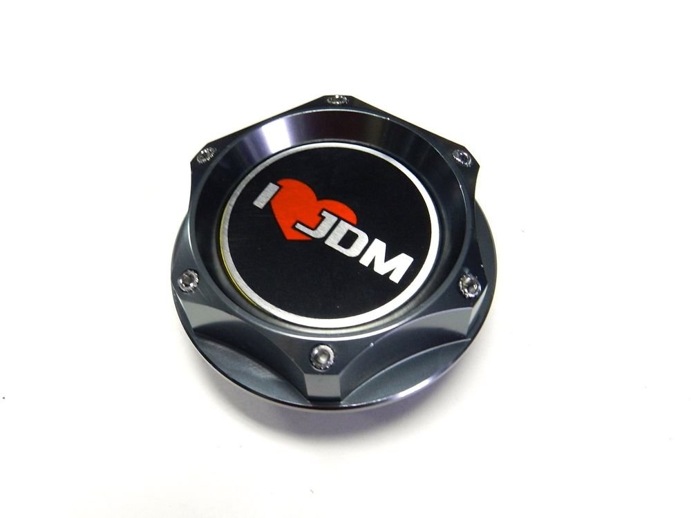 I LOVE JDM CNC BILLET ENGINE OIL FILLER CAP FOR NISSAN 300ZX 350Z 370Z FAIRLADY