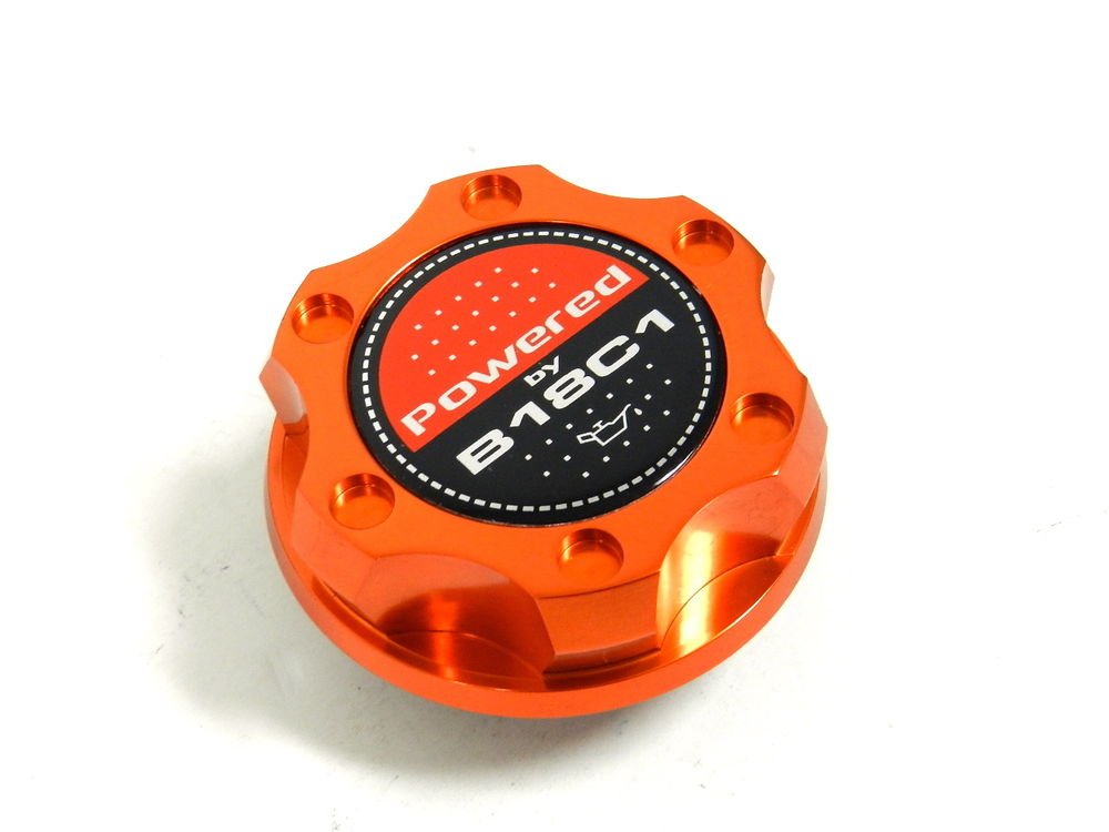 ORANGE BILLET CNC RACING ENGINE OIL FILLER CAP ACURA INTEGRA B18C1