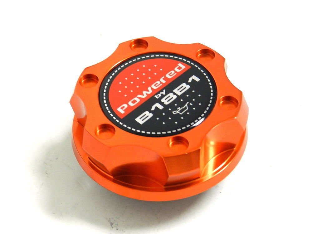 ORANGE BILLET CNC RACING ENGINE OIL FILLER CAP ACURA INTEGRA B18B1