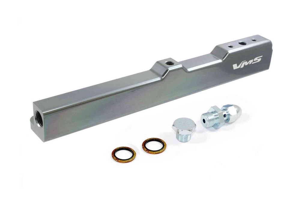 93-97 HONDA DEL SOL VTEC EG B16 CNC HIGH FLOW FUEL RAIL KIT - GUNMETAL