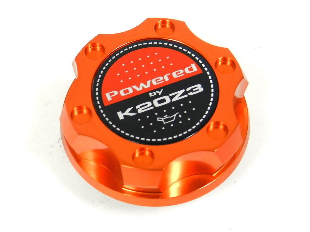 ORANGE BILLET CNC RACING ENGINE OIL FILLER CAP HONDA CIVIC RSX K20Z3