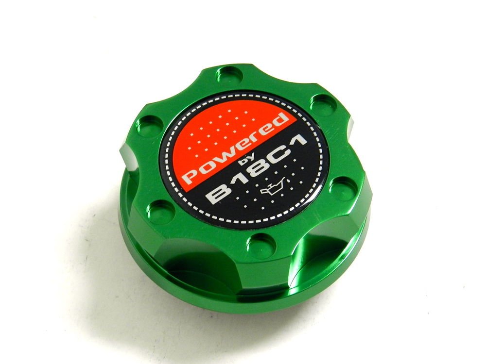 GREEN BILLET CNC RACING ENGINE OIL FILLER CAP ACURA INTEGRA B18C1