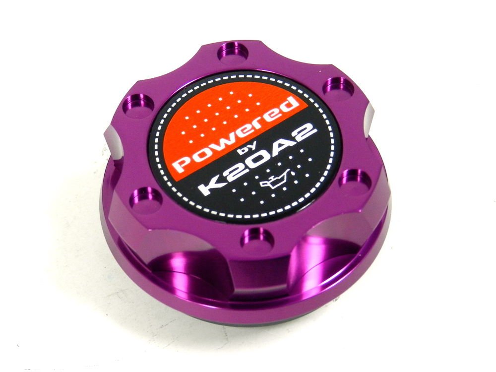 PURPLE BILLET CNC RACING ENGINE OIL FILLER CAP HONDA CIVIC RSX K20A2