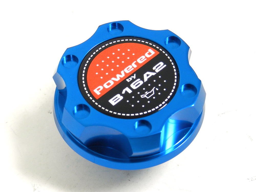 BLUE BILLET CNC RACING ENGINE OIL FILLER CAP HONDA CIVIC DEL SOL CRX B16A2
